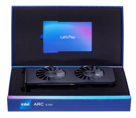 INTEL Arc A750 8GB PCI Express 4.0 Graphics Card