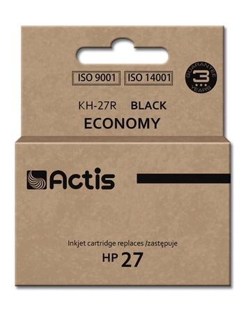Actis KH-27R Tusz (zamiennik HP 27 C8727A; Standard; 20 ml; czarny)