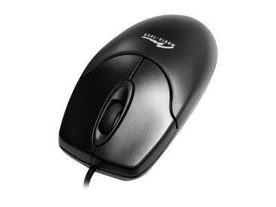MEDIATECH MT1075K-PS2 OPTICAL MOUSE - Standardowa myszka optyczna, 3 przyciski + rolka, 800 cpi, PS/2