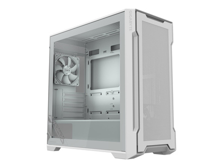 GIGABYTE C102GI PC Case Full-Size Tempered Glass Side Panel With 2xUSB 3.0 Pre-installed two 120mm fans M-ATX/Mini-ITX