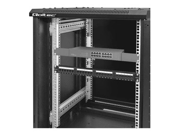 QOLTEC 54518 Szafa RACK 19cali / 15U / 600 x 600 x 855 / Stalowa obudowa