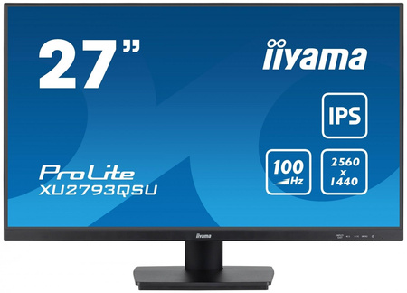 Monitor 27 cali XU2793QSU-B7 IPS,QHD,100Hz,HDMI,DP,300cd 