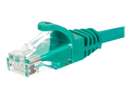 NETRACK BZPAT1P5UG Netrack patchcord RJ45, osłonka zalewana, kat. 5e UTP, 1.5m zielony