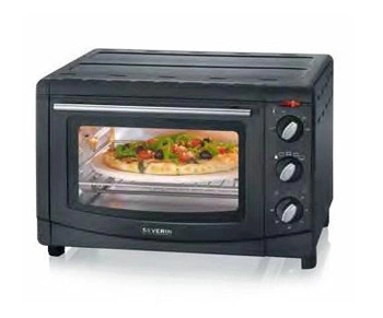 SEVERIN MINI PIEKARNIK, TERMOOBIEG, ZAKRES TEMP. 100°C-230°C, TIMER DO 60 MIN, RUSZT, BLACHA, TACKA, 20 L, MOC 1500W TO 2068
