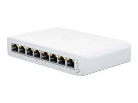 UBIQUITI UniFi Switch Lite 8 Gigabit RJ45 ports including 4x 802.3at PoE+