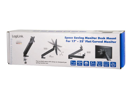 LOGILINK BP0101 Uchwyt do monitora 17-32inch proste & zakrzywione ekrany