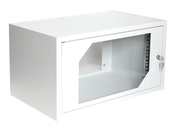 DIGITUS CL-19 06U Szafka wisząca 19 6U 550x350mm drzwi szklane RAL7035