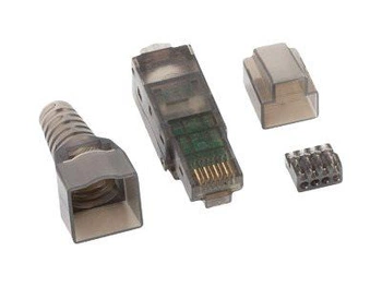 LANBERG RJ-45 utp cat6A plug 8P8C tool-less