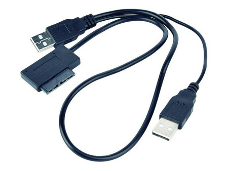GEMBIRD A-USATA-01 Gembird Adapter USB do podłączenia napędu DVD z laptopa Slim SATA