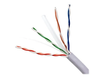 QOLTEC 50359 Kabel sieciowy skrętka UTP CAT6 305m PVC szary