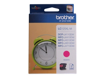 BROTHER LC125XLM Tusz Brother LC125XLM magenta 1 200str DCP-J4110DW / MFC-J4410DW / MFC-J4510