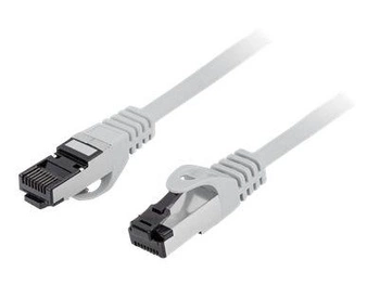 LANBERG patchcord kat.8.1 S/FTP LSZH CU 5m szary