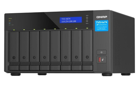 Serwer NAS TVS-h874-i5-32G 8x0HDD Intel core i5-12400 32GB 