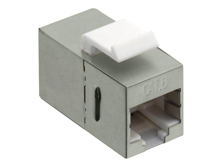 LOGILINK NK4011 LOGILINK- Przejściówka Keystone 2 x RJ45 Cat.6 STP, snap-in mounting