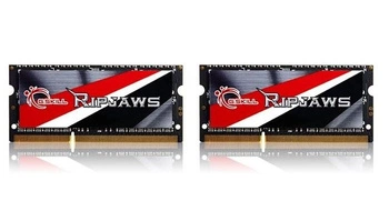 Zestaw pamięci G.SKILL Ripjaws F3-1600C9D-8GRSL (DDR3 SO-DIMM; 2 x 4 GB; 1600 MHz; CL9)