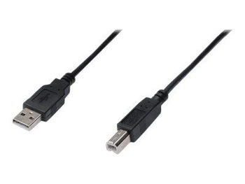 ASM AK-300102-010-S ASSMANN Kabel połączeniowy USB 2.0 HighSpeed Typ USB A/USB B M/M czarny 1m