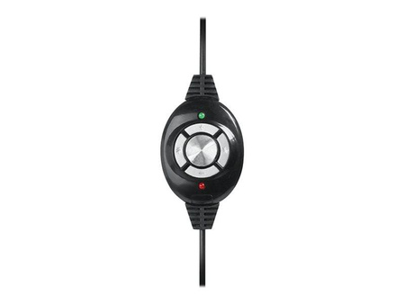MEDIATECH MT3574 NEMESIS USB - Słuchawki stereo z mikrofonem dla graczy, złącze USB,