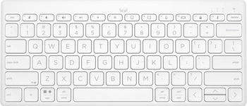 Klawiatura HP 350 Compact Multi-Device Bluetooth Keyboard bezprzewodowa biała 692T0AA