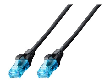 DIGITUS DK-1512-050/BL DIGITUS Kabel patch cord UTP, CAT.5E, czarny, 5.0m, 15 LGW