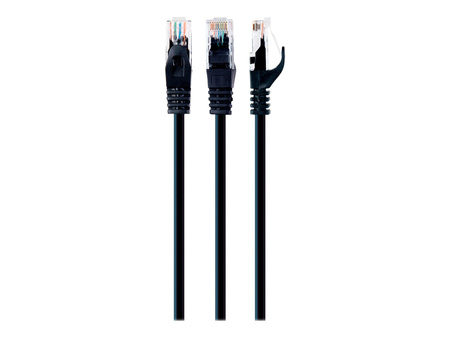 GEMBIRD patchcord kat 6 zalewane końcówki 3m czarny