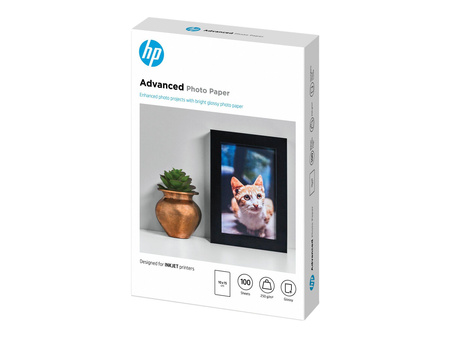 HP Q8692A Papier HP Advanced Glossy Photo 250g 10x15cm borderless 100ark
