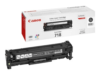 CANON 718 toner cartridge black standard capacity 3.400 pages 1-pack - Towar z uszkodzonym opakowaniem
