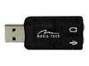 MEDIATECH MT5101 VIRTU 5.1 USB - Karta dźwiękowa USB oferująca wirtualny dźwięk 5.1