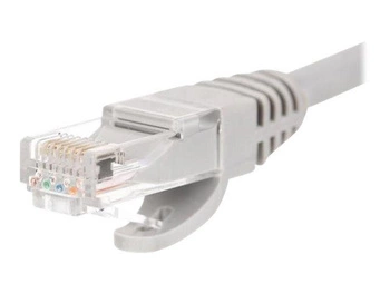 NETRACK BZPAT05U5E Netrack patchcord RJ45, osłonka zalewana, kat. 5e UTP, 0.5m szary
