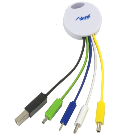 Kabel adapter Akyga AK-AD-51 brelok USB 5 w 1 
