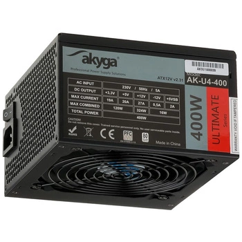 Zasilacz ATX 400W Akyga Ultimate AK-U4-400 80+ Bronze Fan12cm P8 6xSATA 2xPCI-E