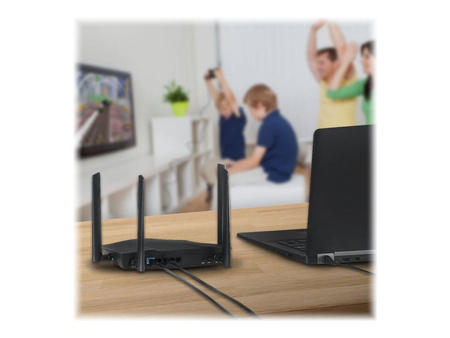 EDIMAX FTP AWG32 Bare copper Flat Patch cord 1M Black