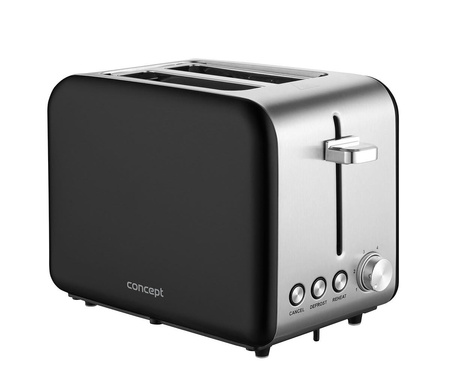 Toster TE2052 inox czarny 