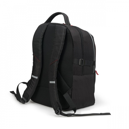 DICOTA BACKPACK PLUS SPIN/14-15.6IN BLACK/RED