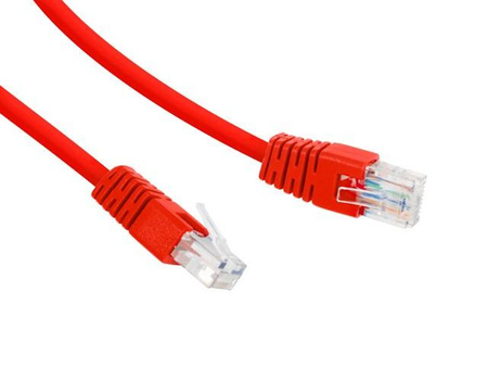 GEMBIRD patchcord kat 6 zalewane końcówki 1m czerwony
