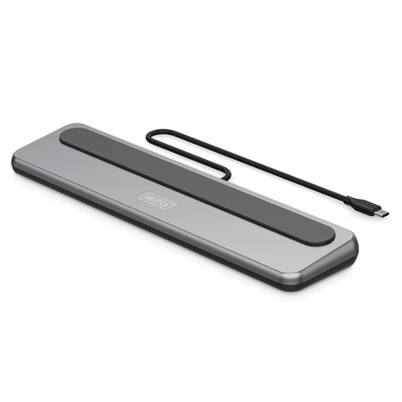 Stacja dokująca DIGITUS USB Typ C 12-portów 2x HDMI 1x DisplayPort 8K/30Hz PD 100W