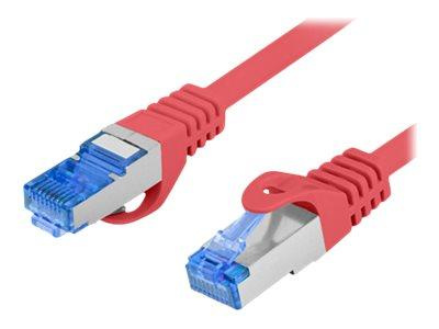 LANBERG patchcord cat.6A FTP LSZH CCA 1m red