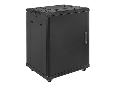 QOLTEC 54518 Szafa RACK 19cali / 15U / 600 x 600 x 855 / Stalowa obudowa