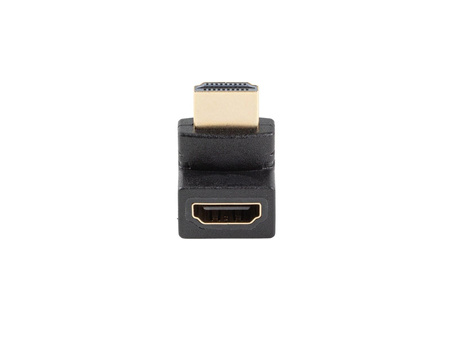 Adapter HDMI(M)-HDMI(F) 4K kątowy góra AD-HDMI-04 