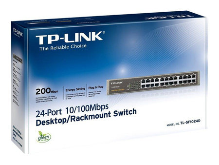 TP-LINK TL-SF1024D TP-Link TL-SF1024D Switch Rack 24x10/100Mbps