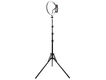 Lampa pierścieniowa Tracer RING 30cm ze statywem 210cm