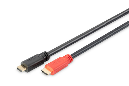 DIGITUS Kabel HDMI HighSpeed ze wzmacniaczem 1080p 60Hz FHD Typ HDMI A/A M/M czarny 30m