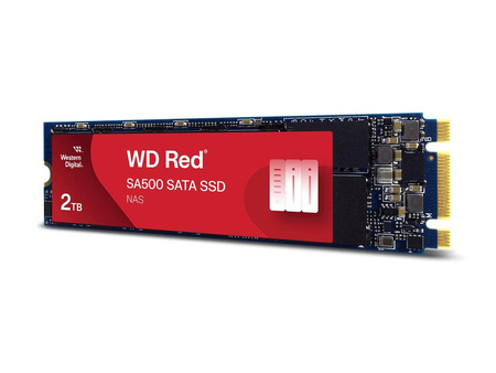 WDC WDS200T1R0B Dysk WD Red SA500 NAS SSD M.2 SATA 2TB SATA/600, 560/530 MB/s, 3D NAND