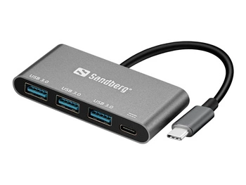 SANDBERG 136-03 Sandberg Konwerter USB-C na 3 x USB 3.0