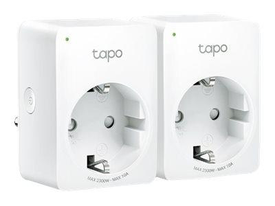 TP-LINK Tapo P100 2-pack WiFi Smart Plug 2.4G 1T1R BT Onboarding Tapo APP Alexa + Google assistant supported 10A 2-pack (P)
