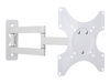 TECHLY Uchwyt ścienny do TV LCD/LED/PDP dwuprzegubowy 19-37 25 kg VESA biały