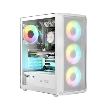 Obudowa Komputerowa Logic Portos ARGB Midi USB 3.0 Biała
