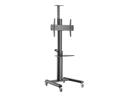 GEMBIRD Aluminum TV floor stand with caster wheels 37-70inch black