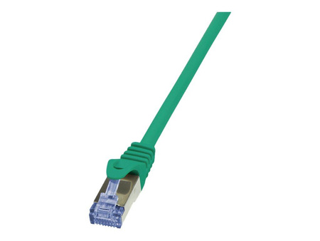 LOGILINK CQ3045S LOGILINK Patchcord Cat.6A 10G S/FTP PIMF PrimeLine 1,5m zielony