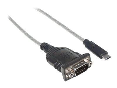 MANHATTAN 151283 Manhattan Adapter konwerter USB-C na Serial COM/RS232 PL-2303RA 45cm
