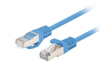 PATCHCORD KAT.6 FTP 0.25M NIEBIESKI FLUKE PASSED LANBERG 10-PACK
